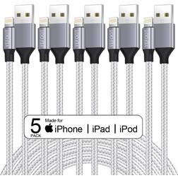 iPhone Charger [Apple MFi Certified] QIRUOZ 5Pack(3/3/6/6/10FT) Compatible iPhone 12Pro Max/12Pro/12/11/Pro/Xs Max/X/8â¦ outofstock